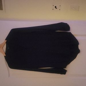 RW & co black chiffon blouse